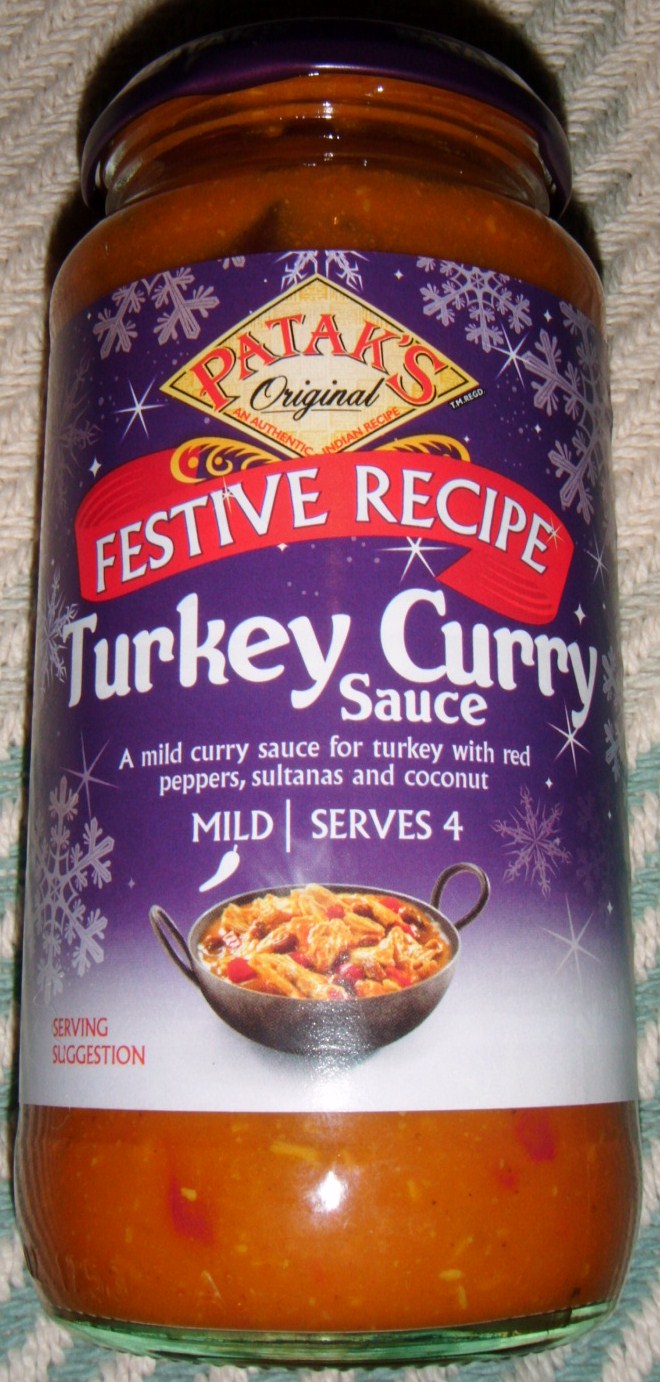 FOODSTUFF FINDS Pataks Turkey Curry Sauce [Festive Recipe] [By Cinabar]
