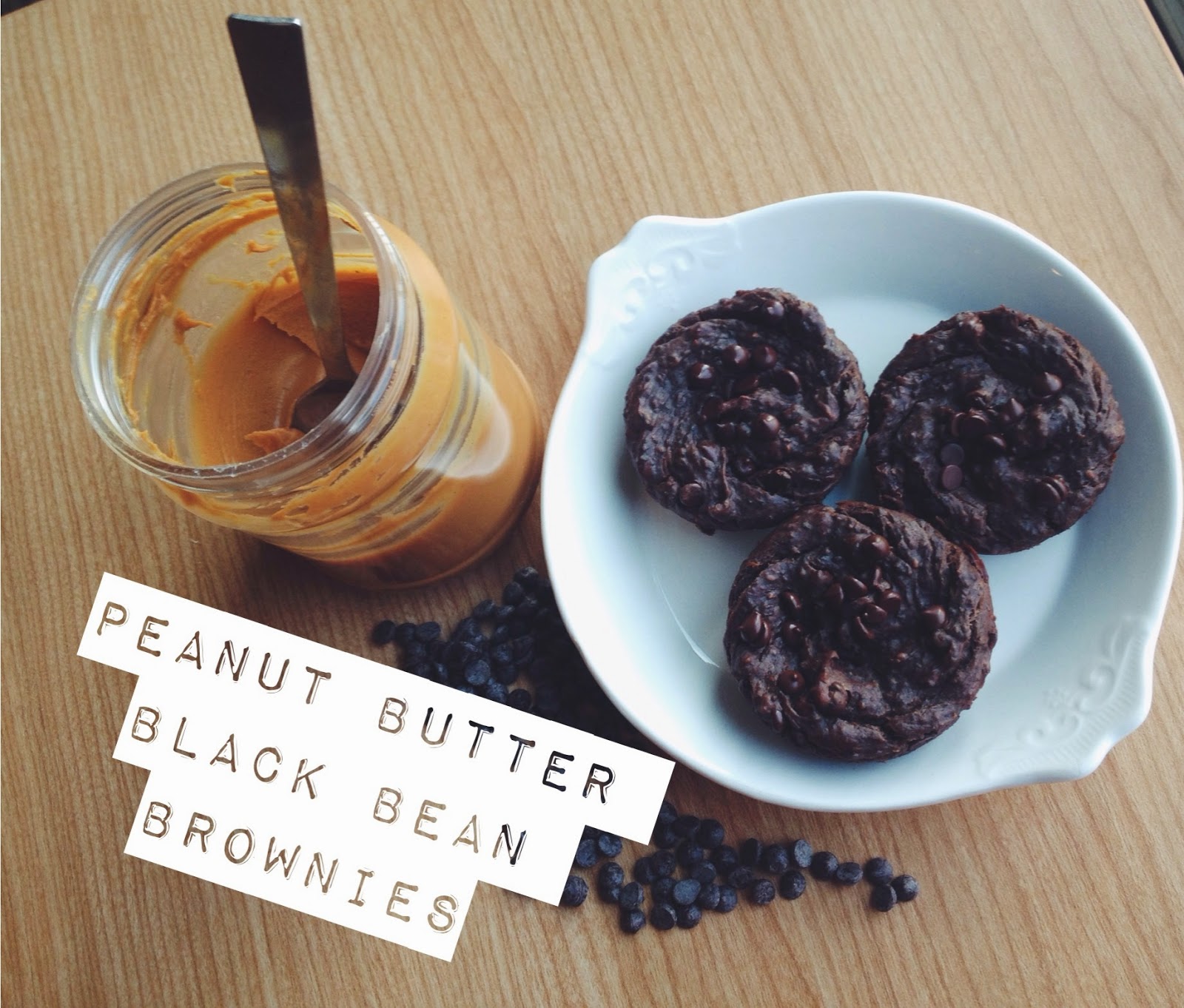 The Vegan Ballerina Peanut Butter Black Bean Brownies (GF + Vegan)