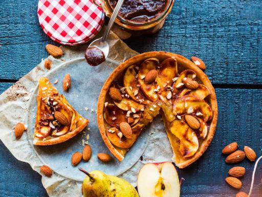 Tarte de Noël aux fruits secs