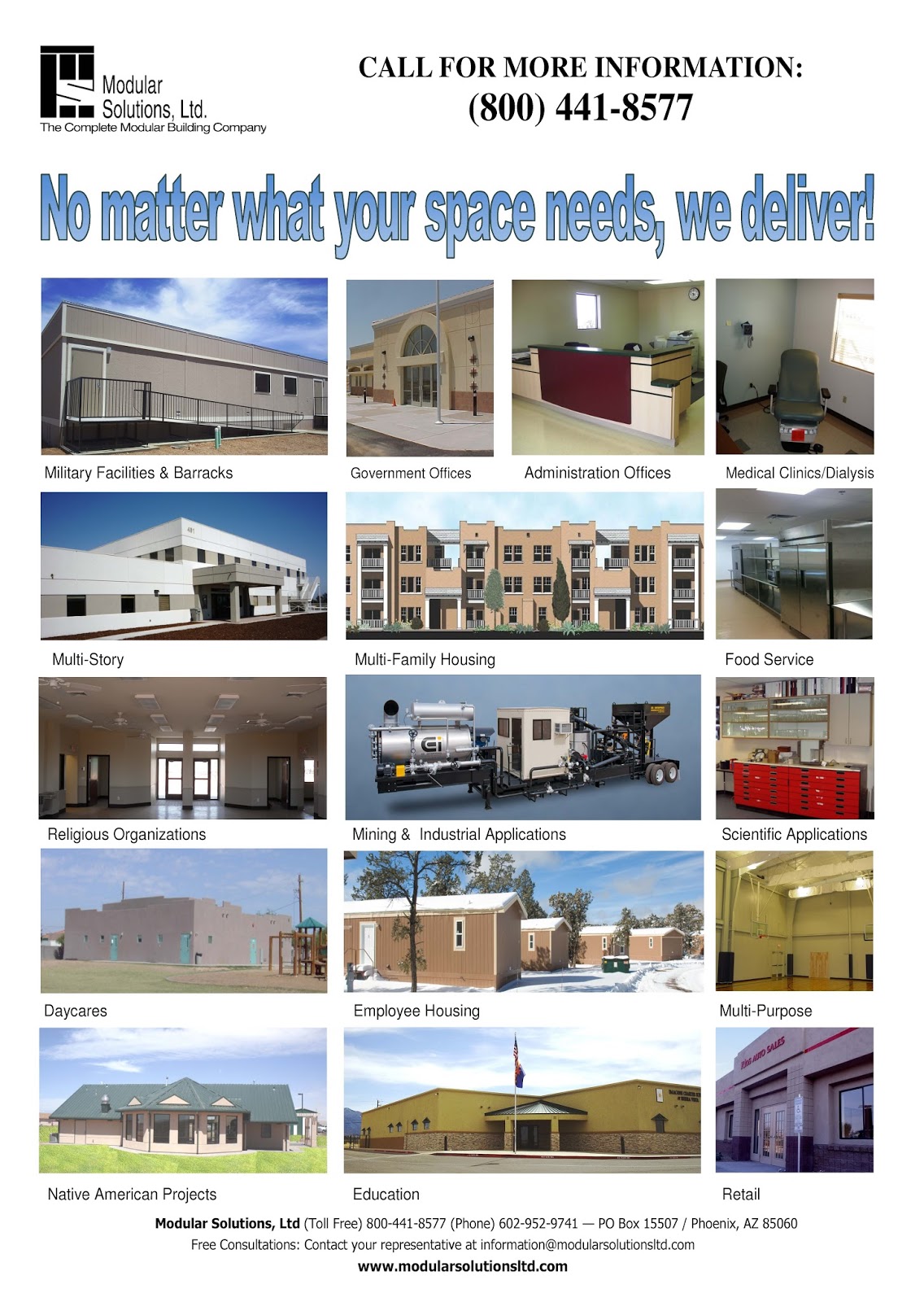 Modular Solutions, Ltd The Experts on Prefabricated Buildings Unique