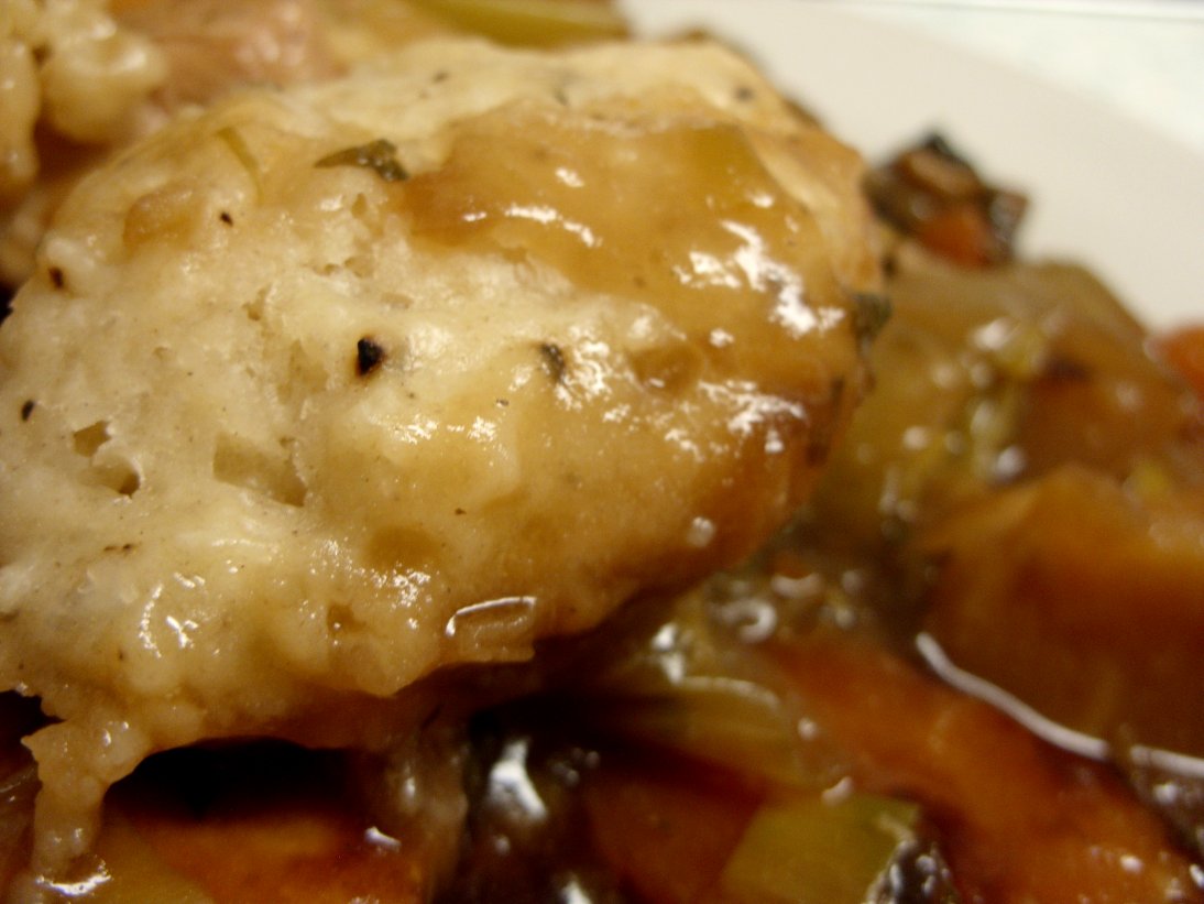 Jenny Eatwell's Rhubarb & Ginger Slowcooked chicken stew and dumplings