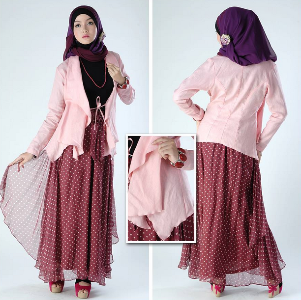 Dress muslim model blazzer