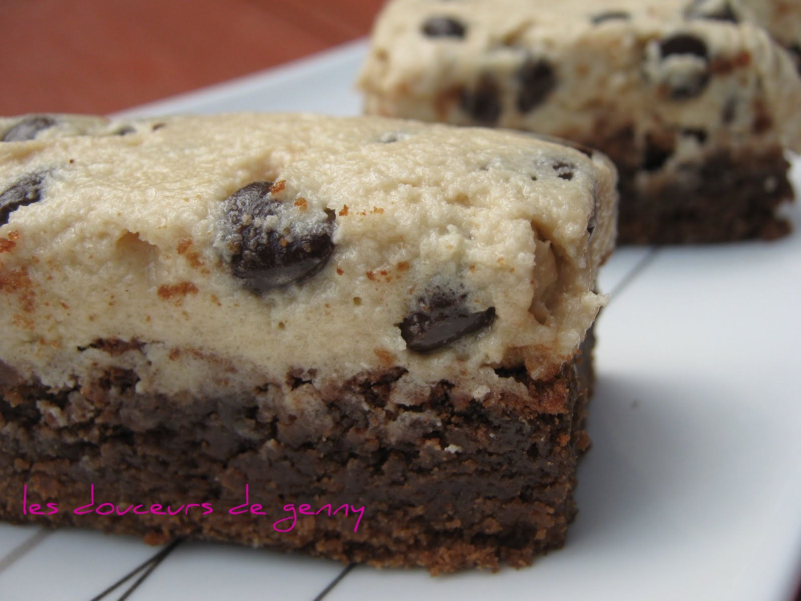 Les douceurs de genny BROWNIES PÂTE À BISCUIT