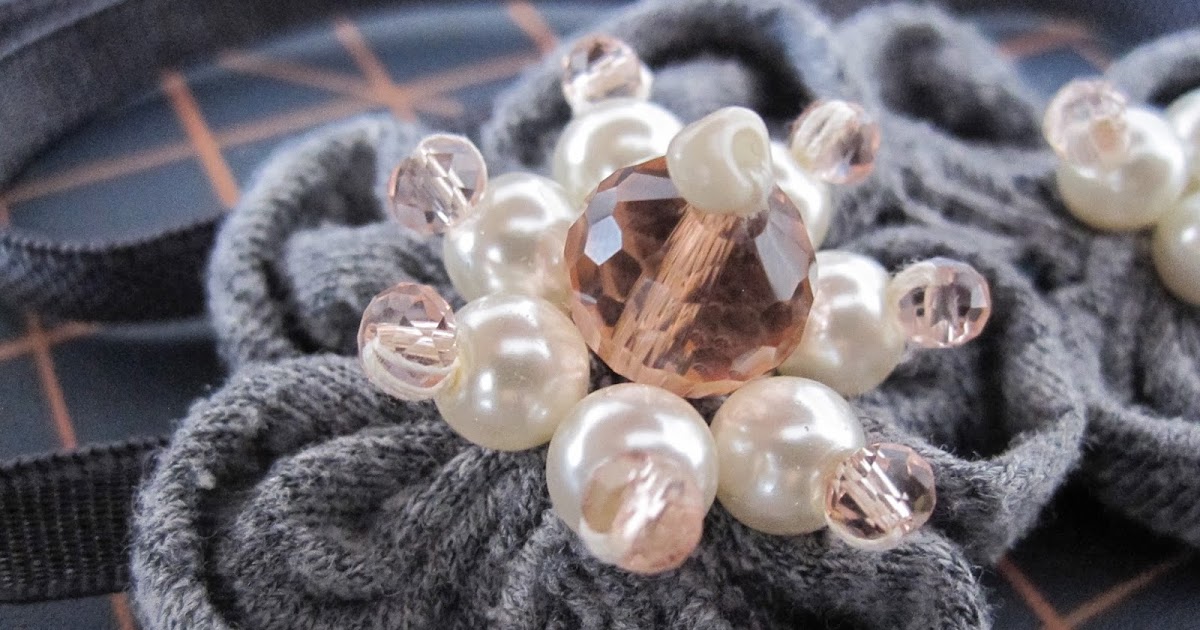 MyCraftAffair Fabulous DIY Beaded Jersey Flowers