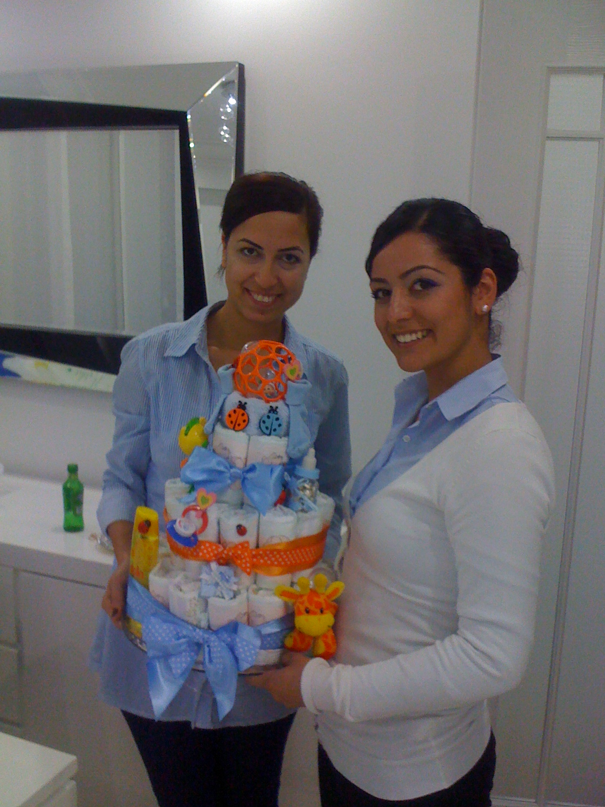 Hayatın Tuzu&amp;Biberi bebek bezinden süs pasta yapımı