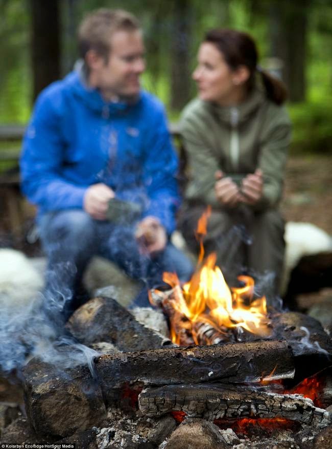 But once the fire's started up and crackling, there's nothing quite like it. - This Lodge In Sweden Helps You Relax By Giving You Really Hard Work. But once the fire's started up and crackling, there's nothing quite like it. - This Lodge In Sweden Helps You Relax By Giving You Really Hard Work.