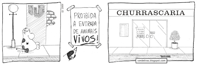 Proibida a entrada de animais