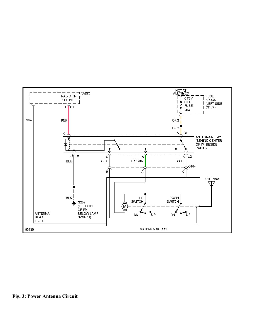 1995 Chevrolet Monte Carlo Ss Complete Wiring Diagram Part