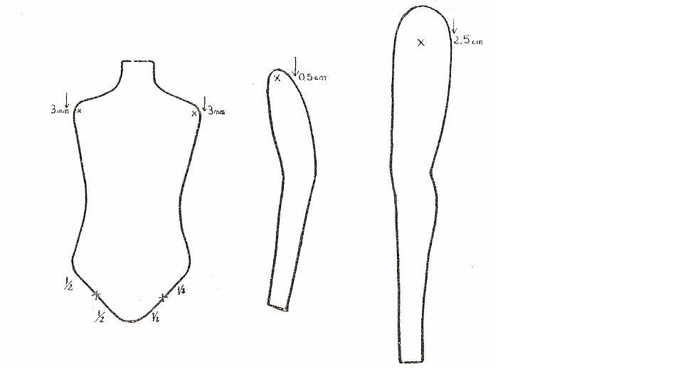kitre bebek yapimi kitre bebek iskeletini beden kalibina gecirme