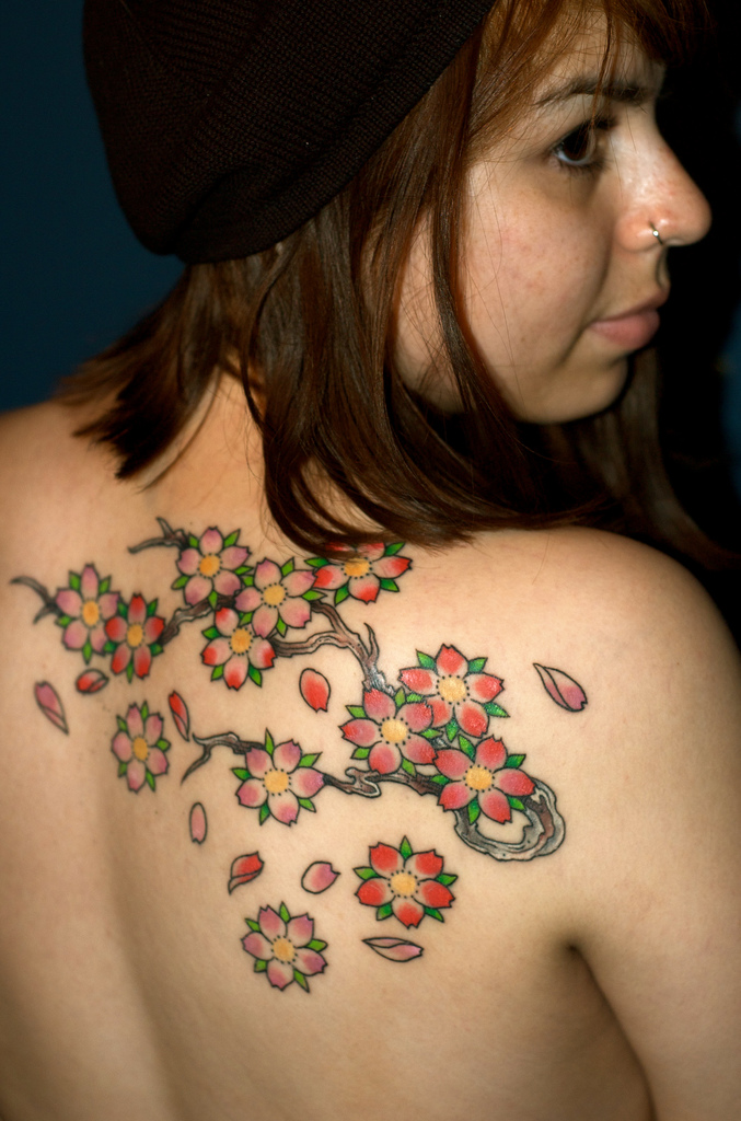 The Sexy Cherry Blossom Tree Tattoos for Women