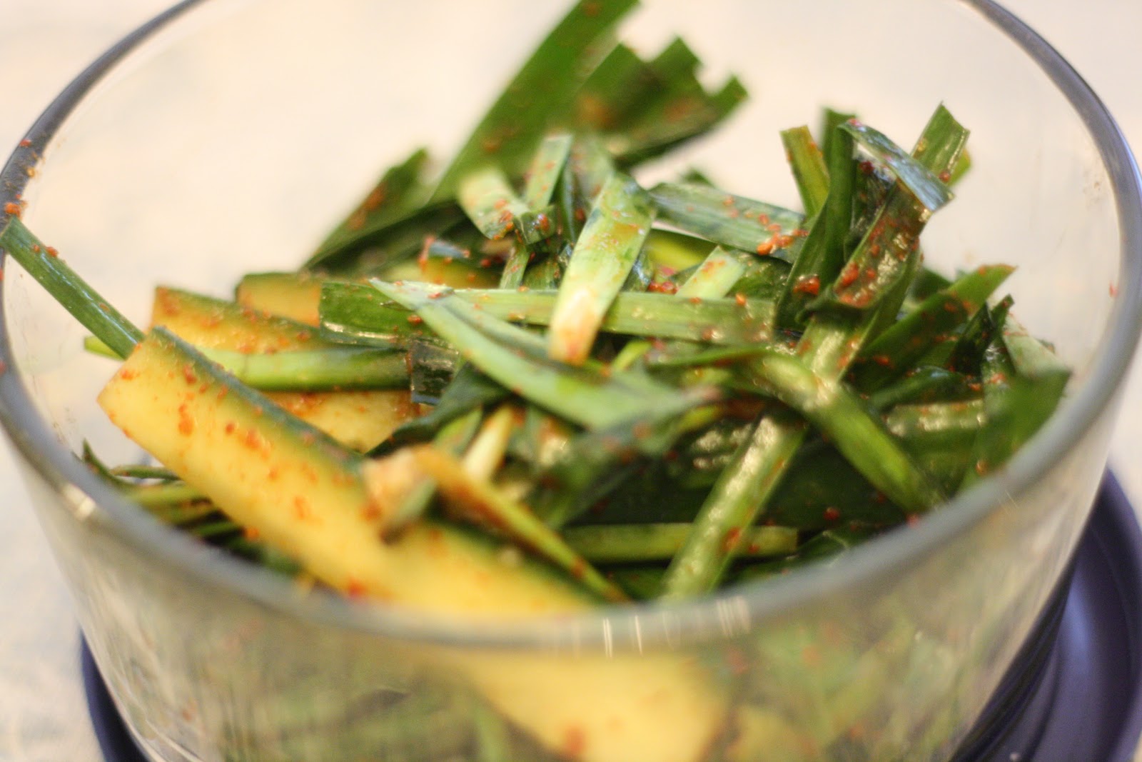 Table For Two Cucumber & Chive Banchan (Korean)