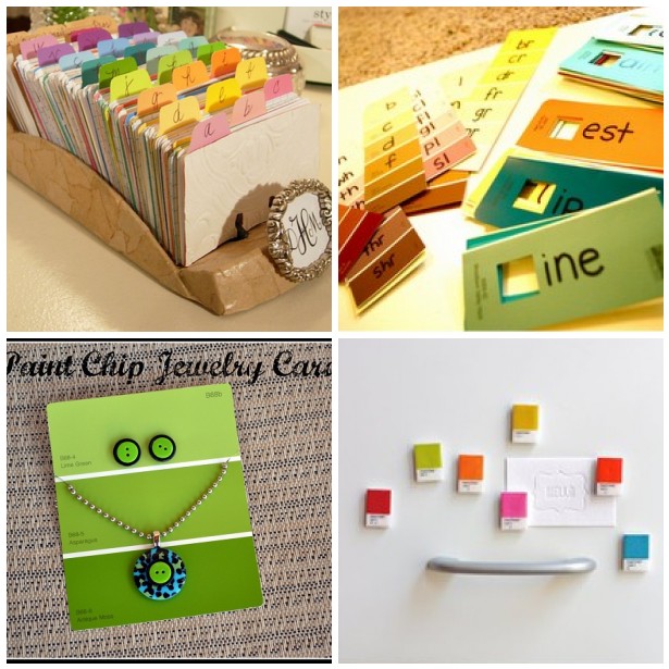 8 Creative Ways to Reuse Paint Chips Delightfully Noted