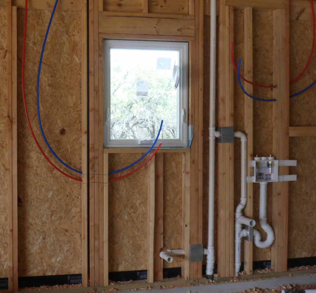 Rocky Hollow Home: Feb 29, 2012 First Day of Plumbing