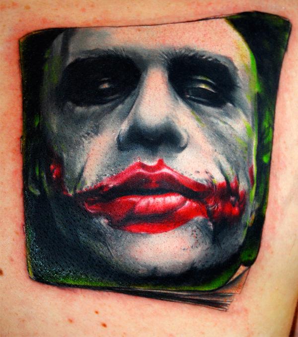 Joker Tattoo Portrait | joker tattoos chopper tattoo website designchopper Joker Tattoo Portrait | joker tattoos chopper tattoo website designchopper