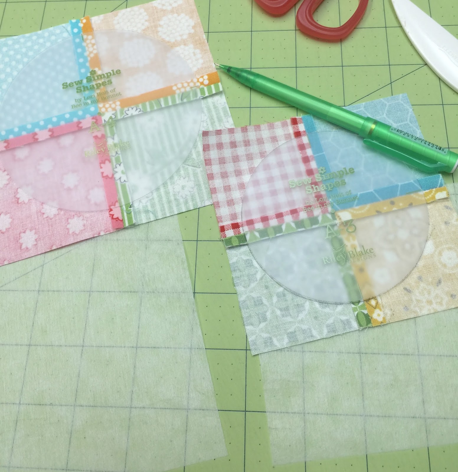 Bee In My Sew Simple Shapes Easy Patchwork Circles!