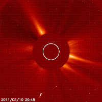 Impacto de cometa sol