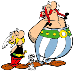 Pincha sobre Asterix para leer sus aventuras online