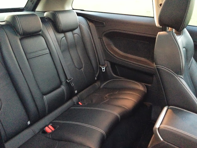 Range Rover Evoque rear seats