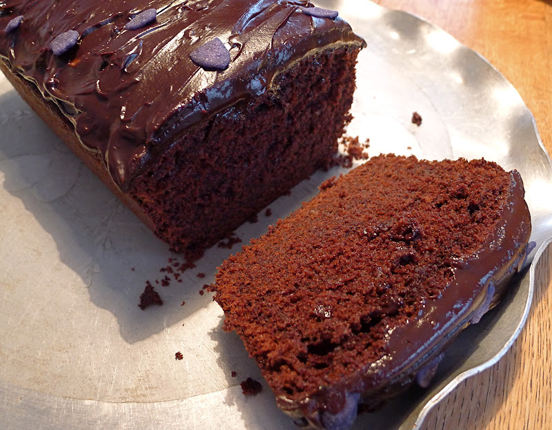 Tasting Pages Violet Brown Sugar Chocolate Cake with Treacle Fudge