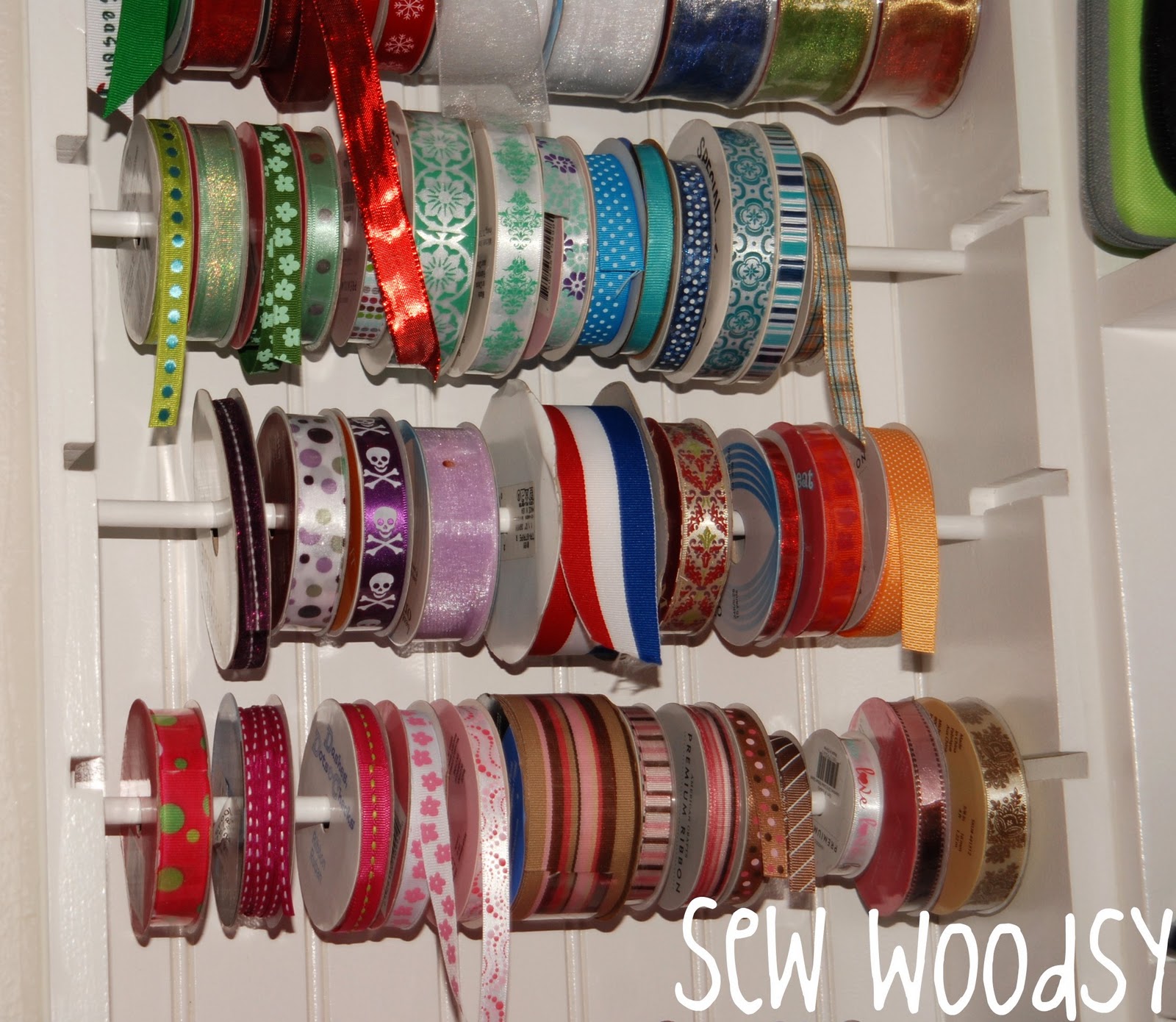 Ribbon Rack {Tutorial} Sew Woodsy