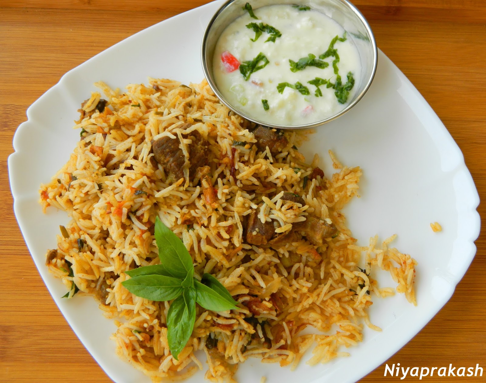 Niya's World Mutton Dum Biryani / Lamb Dum Biryani