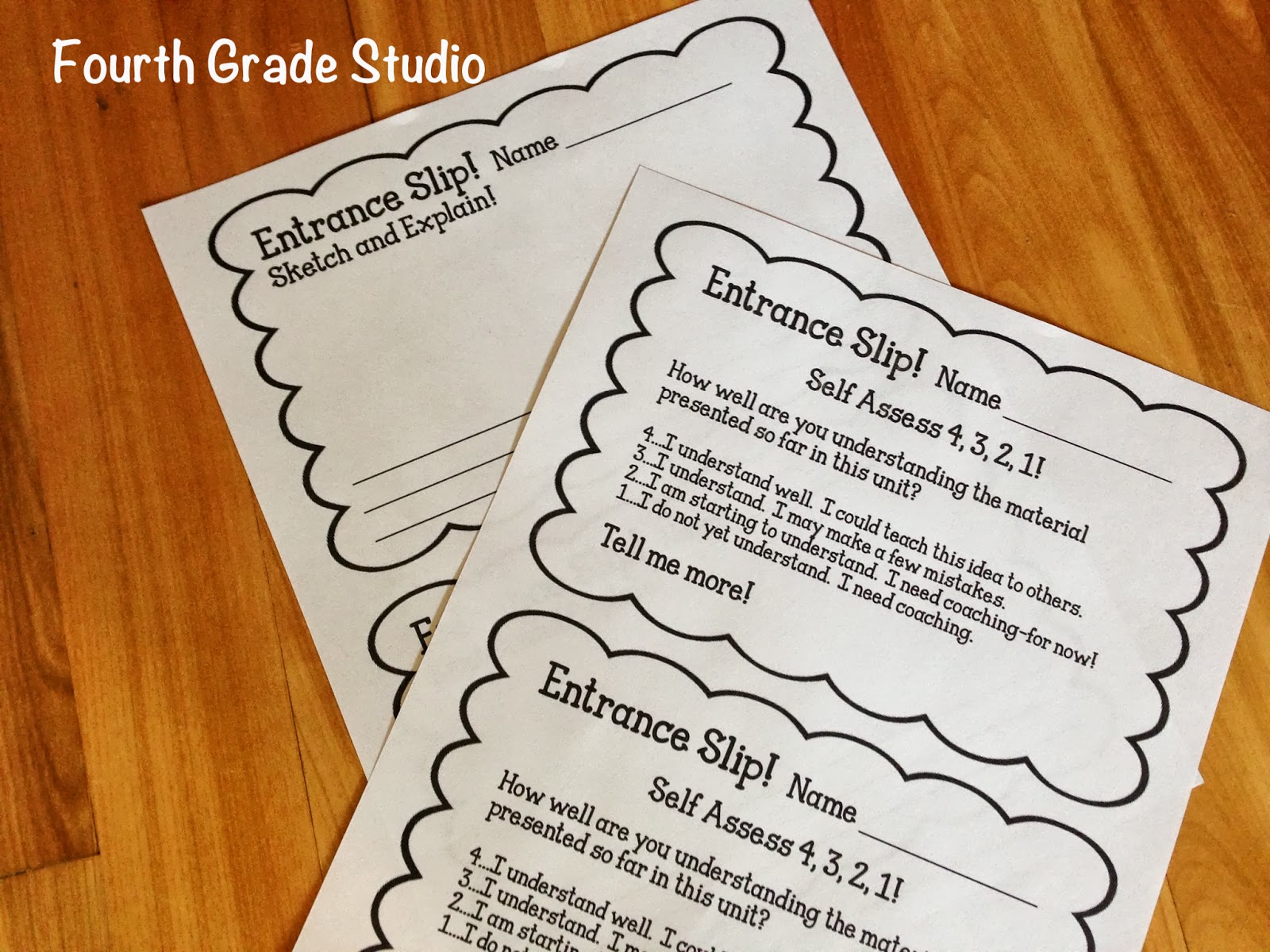 entrance slip template
