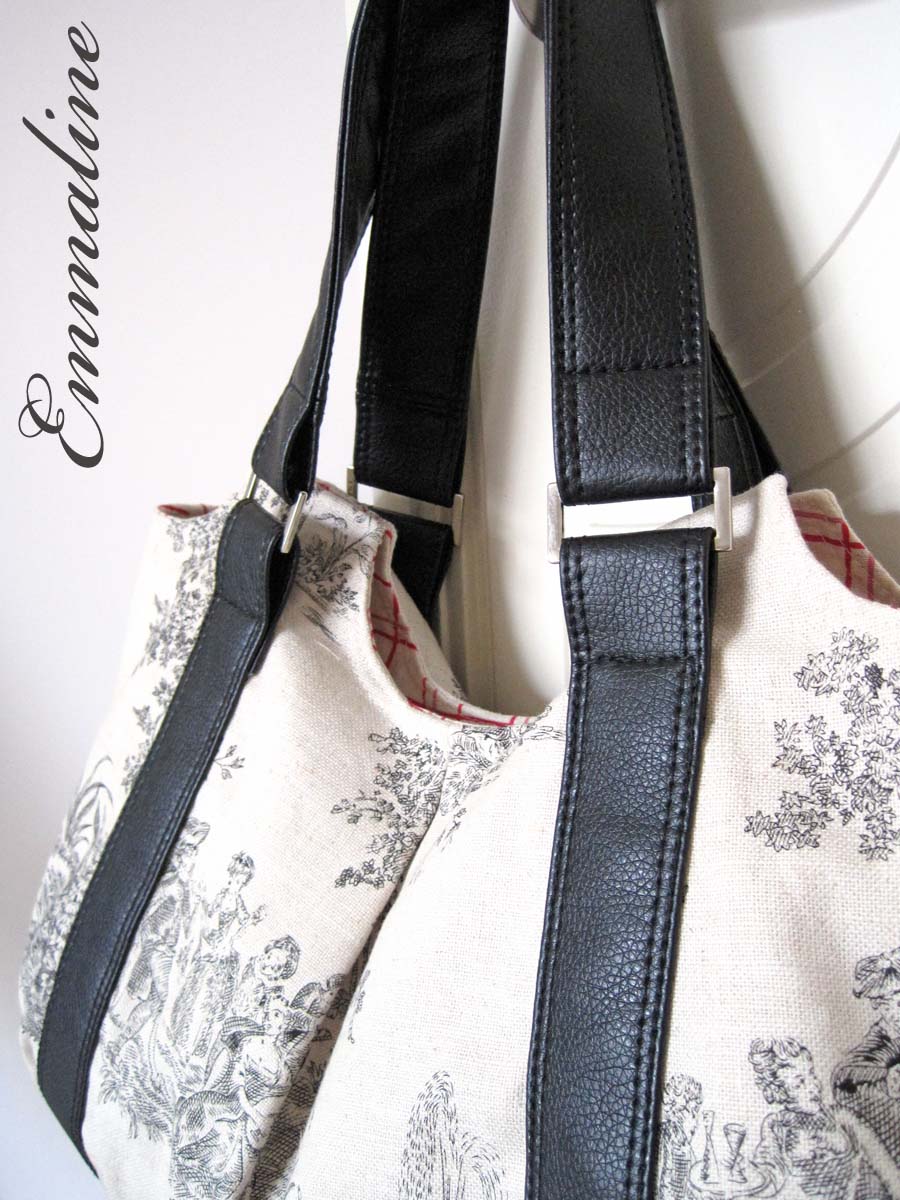 SGerste 2 Pieces PU Leather Purse Handbag Tote Bag Handle Strap Replacements Bag Accessories Black