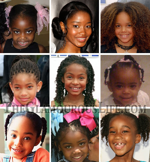 Celebrity Hairstyles Image Gallery African American Girl Child