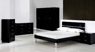 innenarchitektur design: Schlafzimmer schwarz weiß