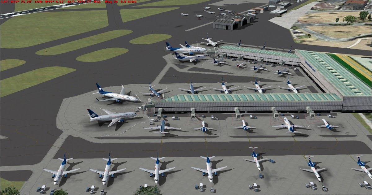 FSX - FlyMex - Aeropuertos de Mexico Centro Edicion CODEX