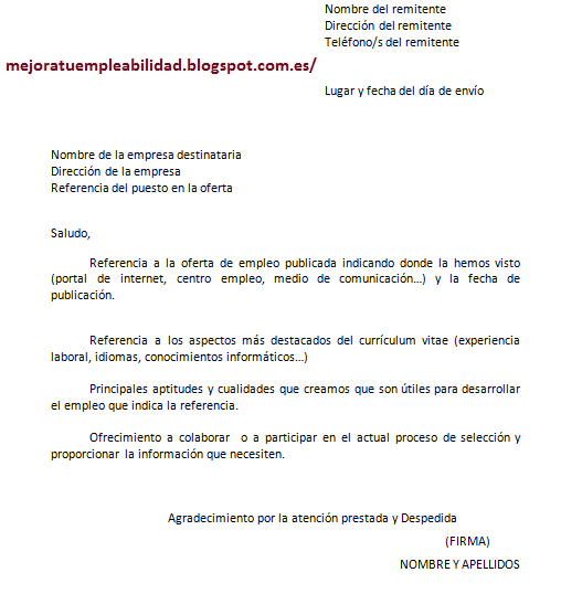 como elaborar una carta de trabajo imagui carta de presentacion para un trabajo