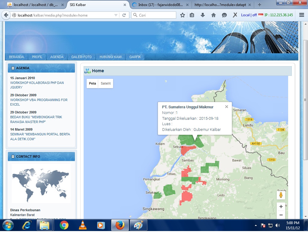 Kumpulan Program Skripsi Tugas Akhir Sistem Informasi Dan Informatika Gratis Download Program Sistem Informasi Geografis Perkebunan
