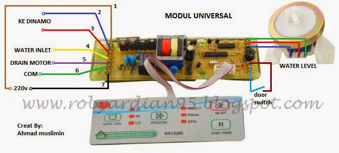 bintang service modul universal mesin cuci top loading bintang service modul universal mesin cuci top loading