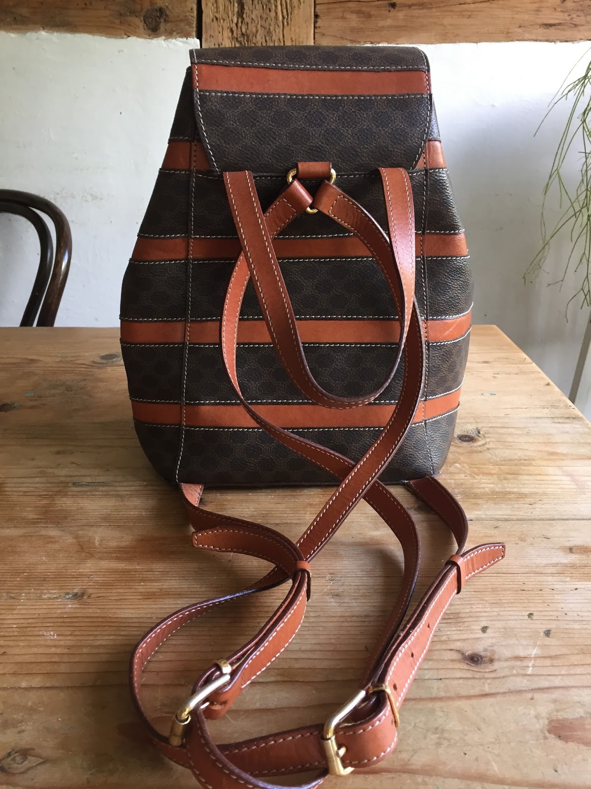 celine leather tote - celine rucksack