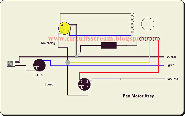 Top 3 Types of Ceiling Fan Circuit Diagram | Super Circuit Diagram