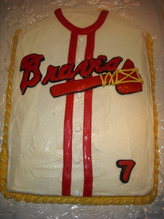 Atlanta Braves Jersey Cake