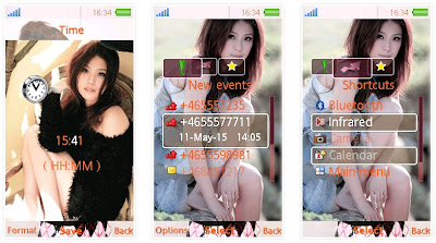 卓文萱SonyEricsson手機主題for Aino﹝240x432﹞