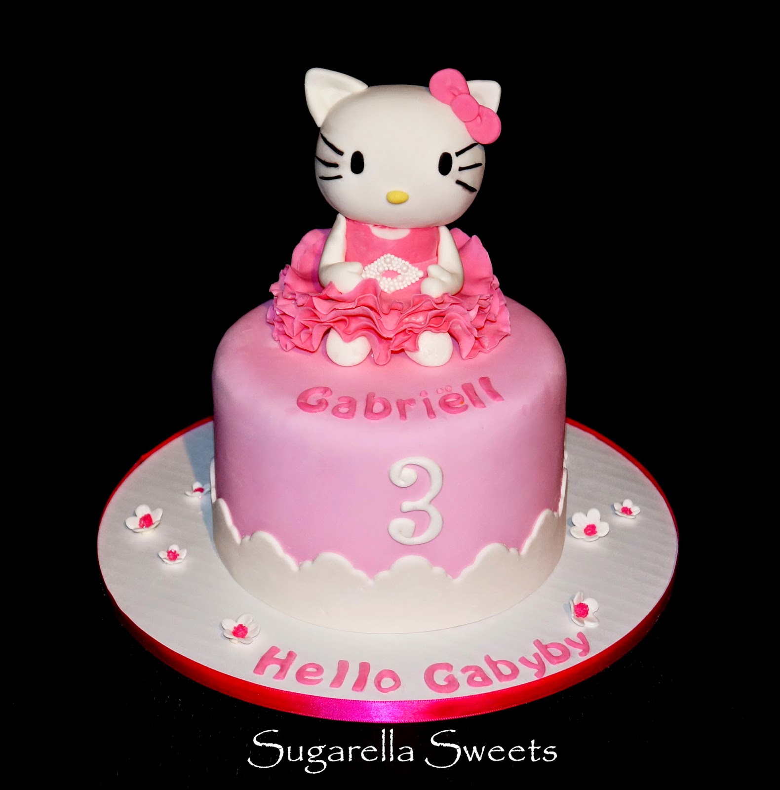 How To Make Hello Kitty Cake Topper Figurine