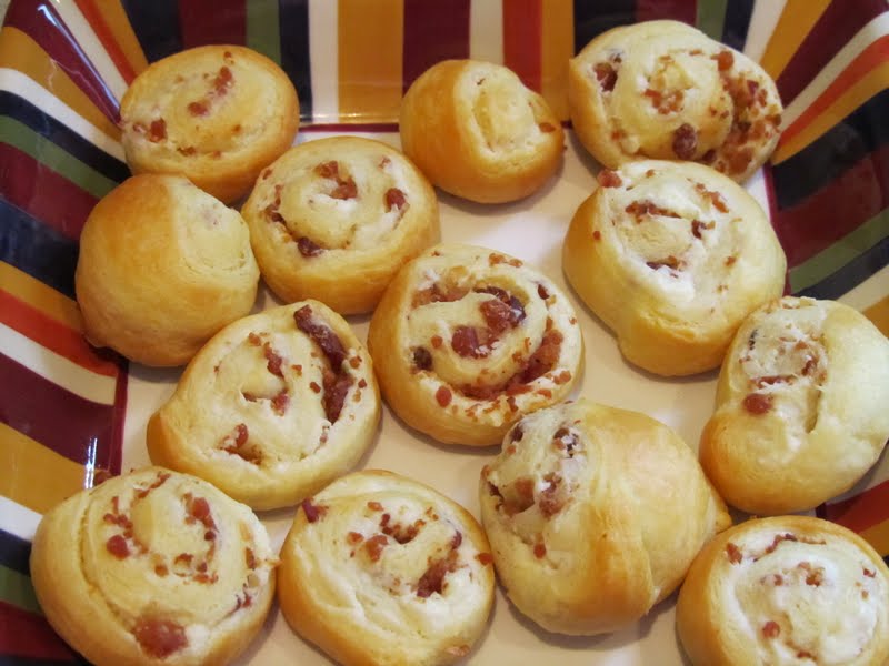 Hospitality at Heart Bacon & Cream Cheese Pinwheels
