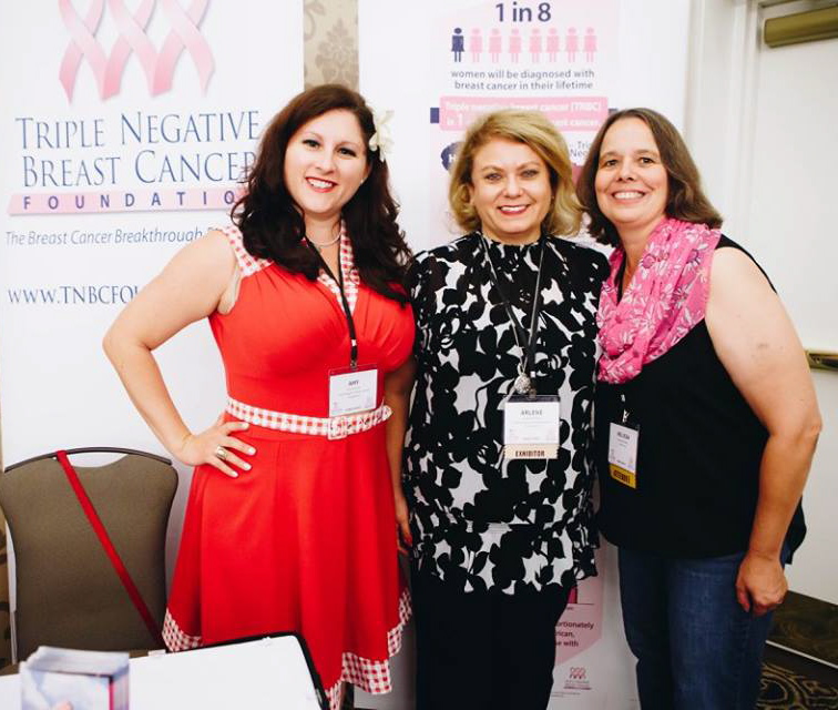 Amy and Arlene of TNBC Foundation and me