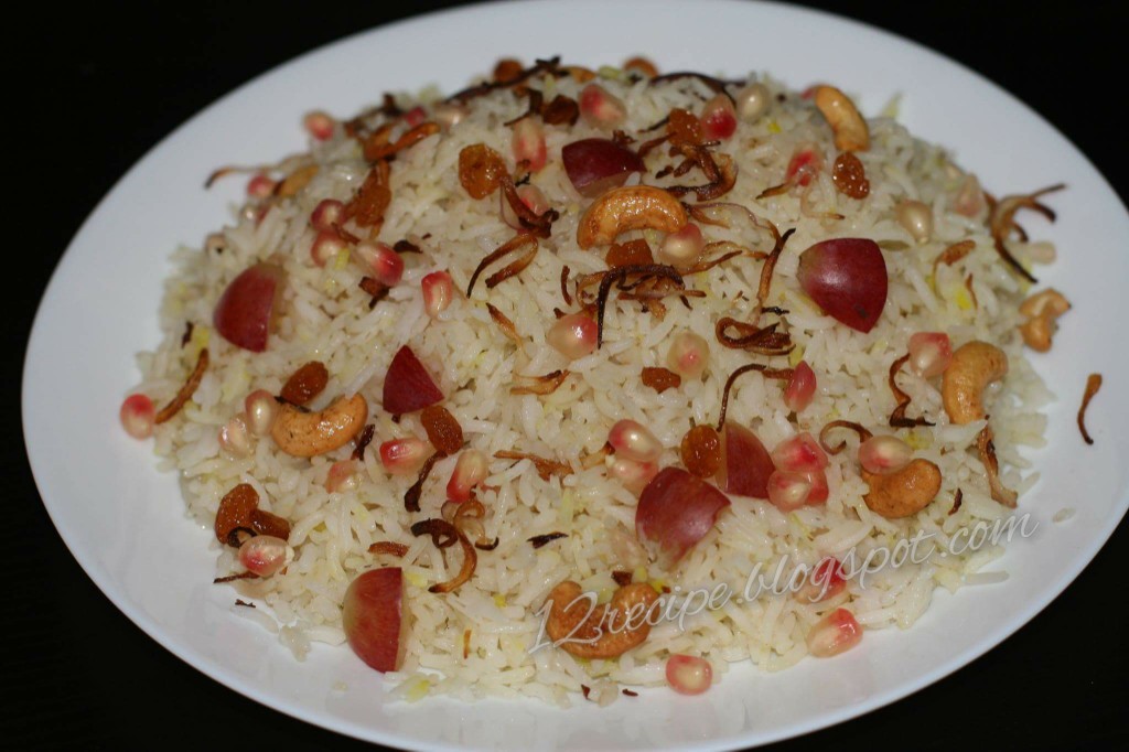 Kashmiri Pulao Recipe Book