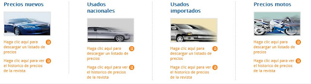 Precios Revista Motor agosto de 2012 Usados Nuevos Motos Carros Motor