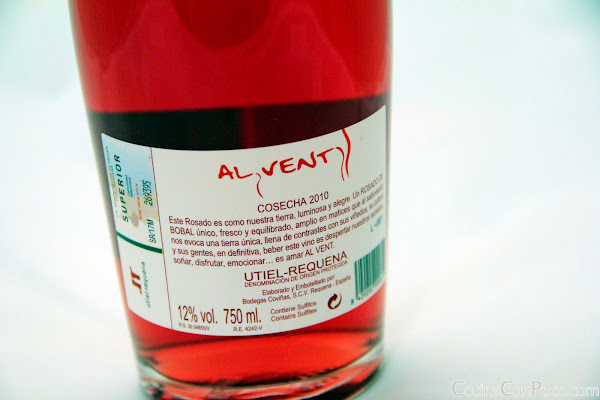 Al Vent vino Rosado Bobal Bodegas Coviñas Al Vent vino Rosado Bobal Bodegas Coviñas