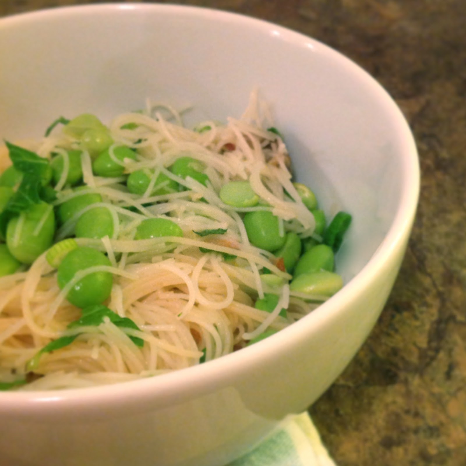 Ottolenghi's Warm Glass Noodles and Edamame