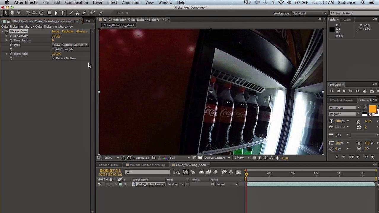 Flicker Free Tutorial CG TUTORIAL