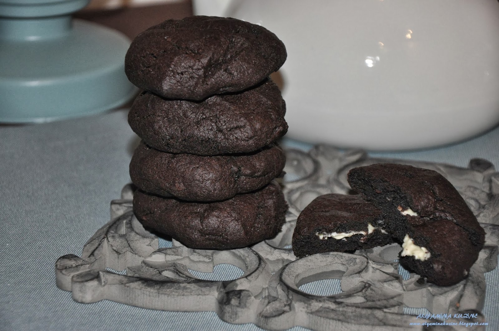 BOL ÇİKOLATALI NEFİS KURABİYE ALYAMİNA KUZİNE