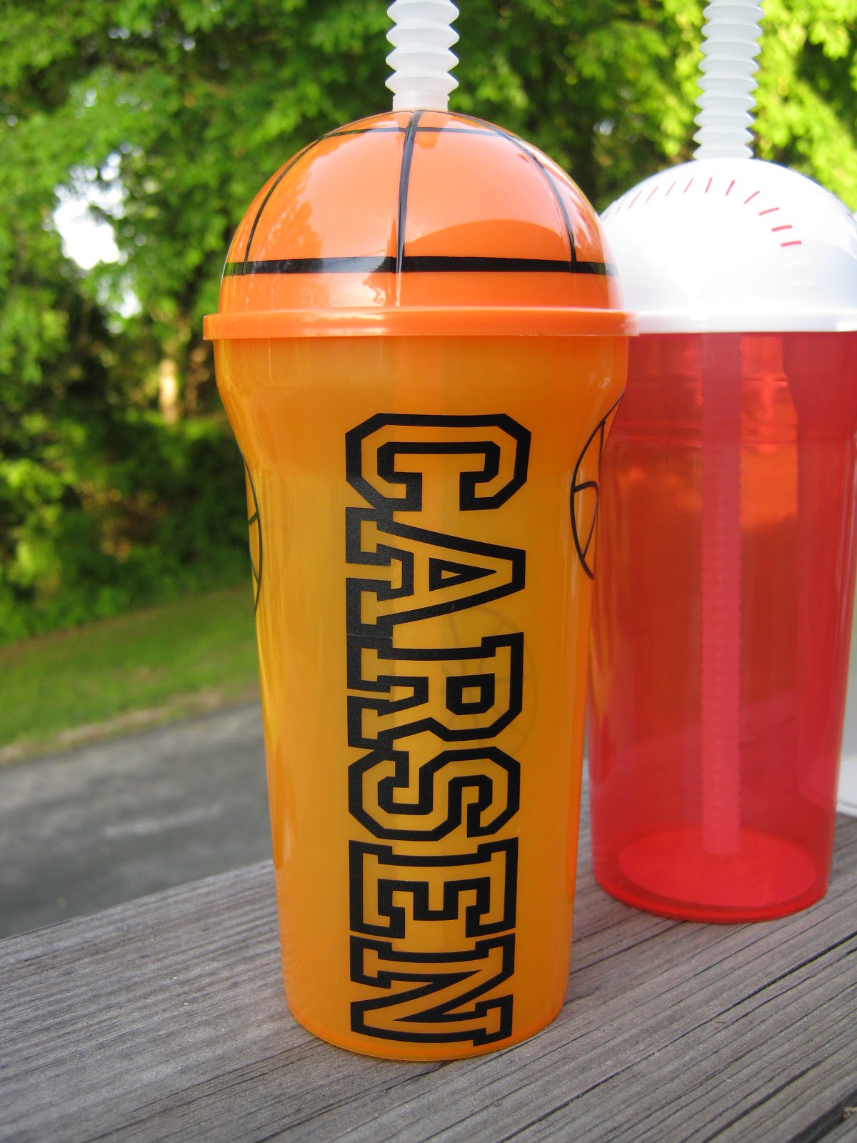 Just B Creative Crazy Kids Sports Cups Personalized with Vinyl