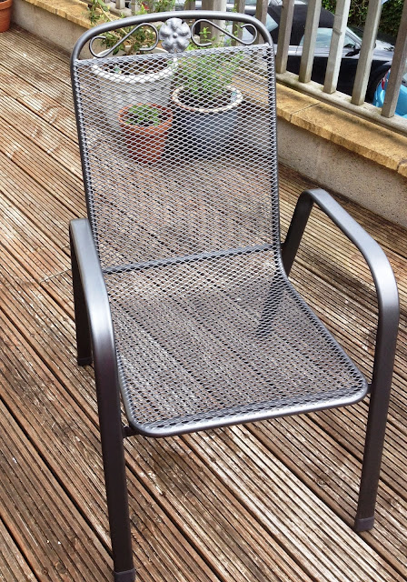 Flowers in the Window: Quilted Garden Chair Cushion