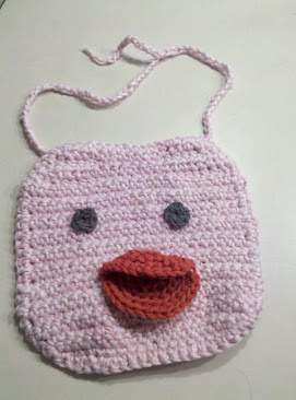 Ducky Bib--Pink