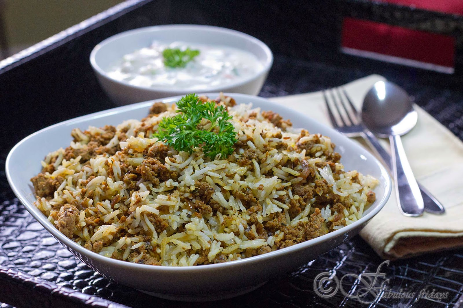 fabulous fridays Keema Biryani